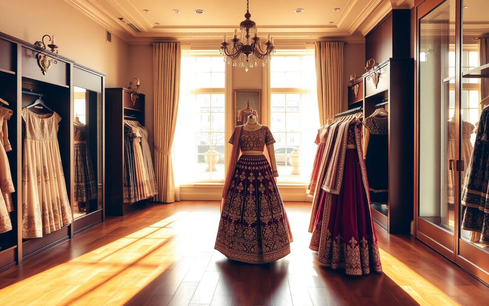 The boutique interior