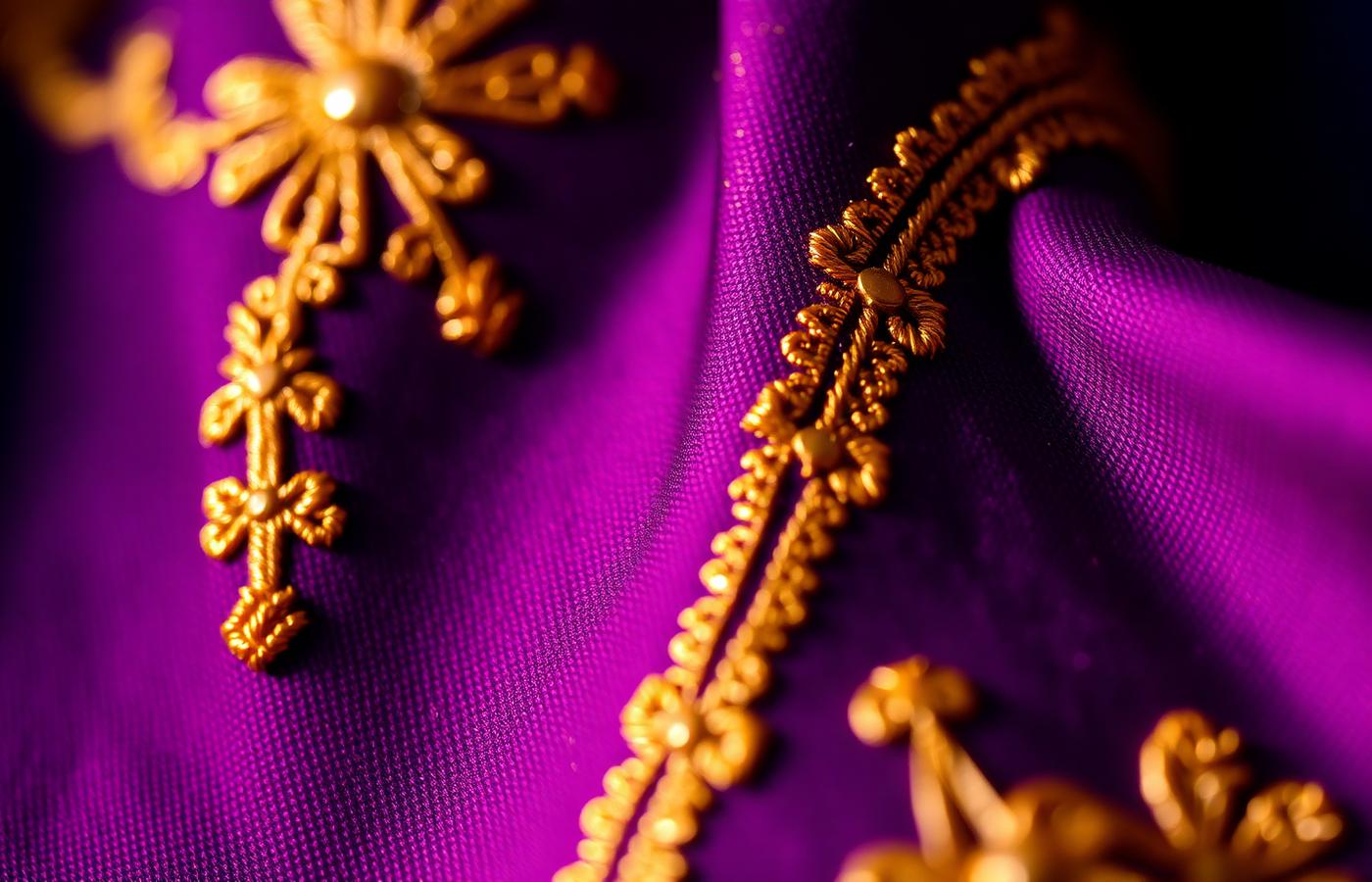 Zardozi embroidery detail
